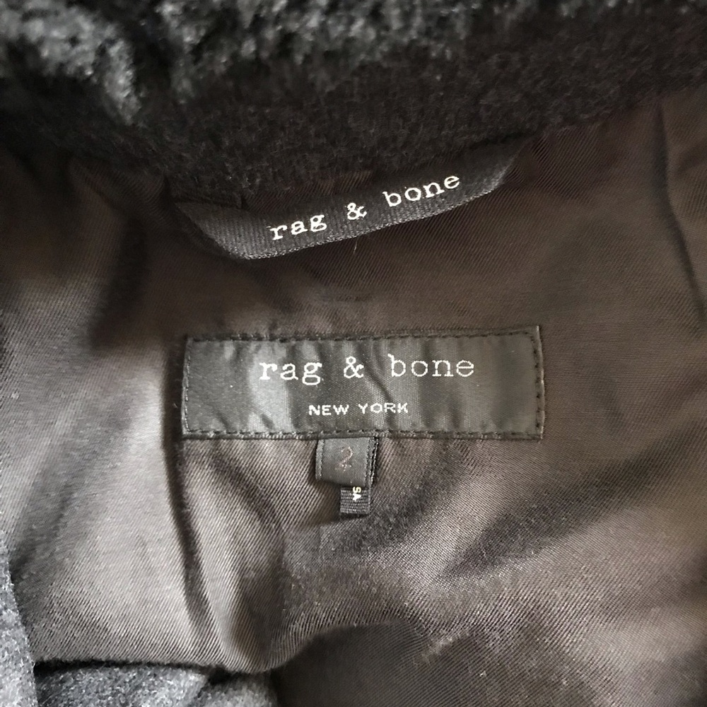 Rag & Bone Bowery Wool Blend Jacket Size 2 - image 8